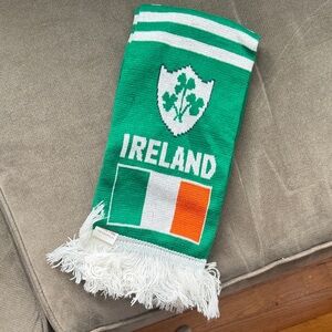 Green and White Ireland Scarf